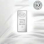 شمش نقره ۱ کیلوگرمی ای اِی آر ترکیه (IAR) با عیار 999.0 - Image 3